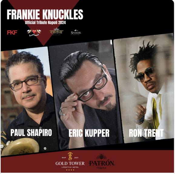Paul Shapiro performs The Whistle Song at Frankie Knuckles Tribute in Naples, Italy
