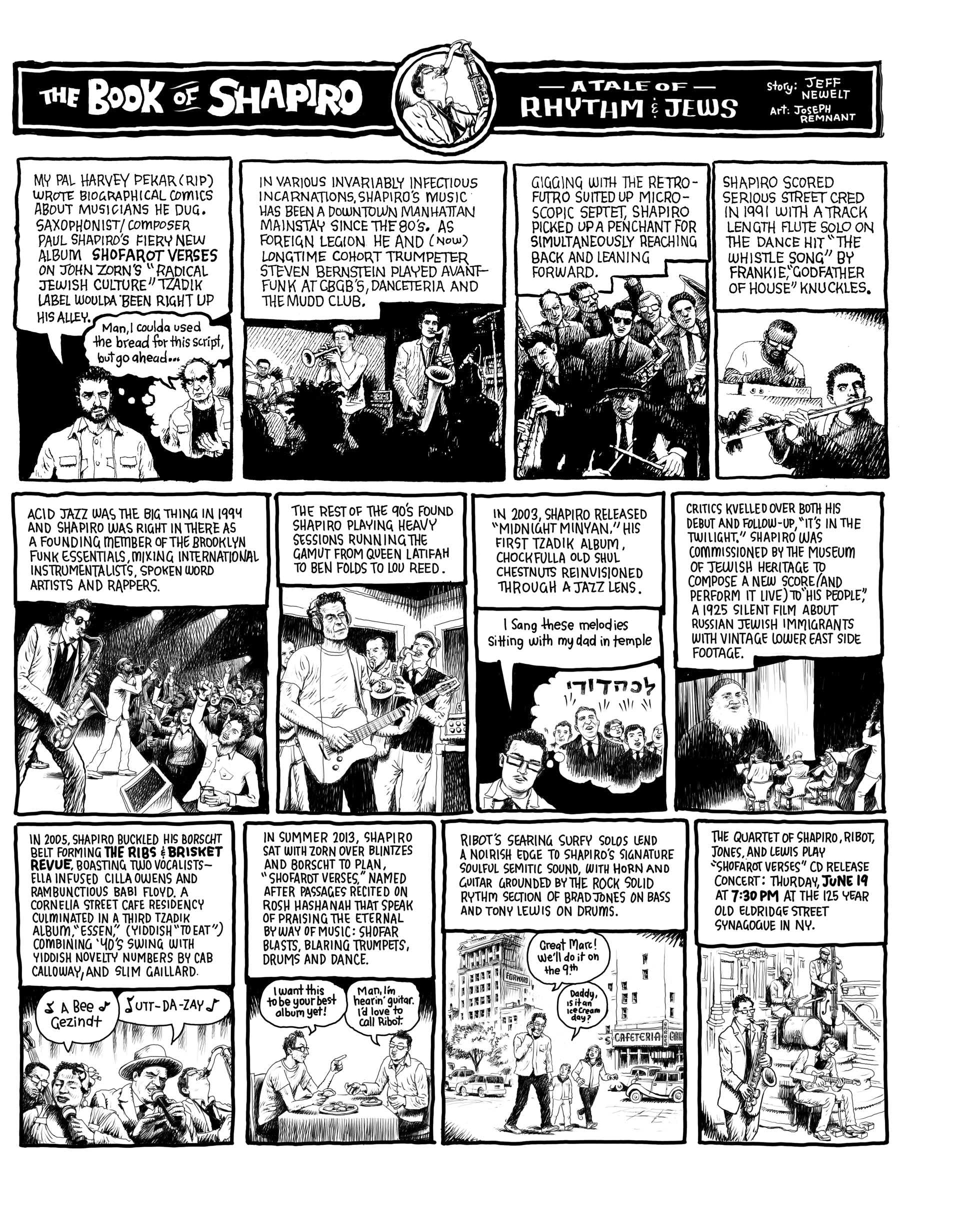 Paul Shapiro Graphic History by Jeff Newelt and Joseph Remnant